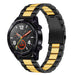 Correa acero Huawei Watch GT/GT 2 (negro/dorado)