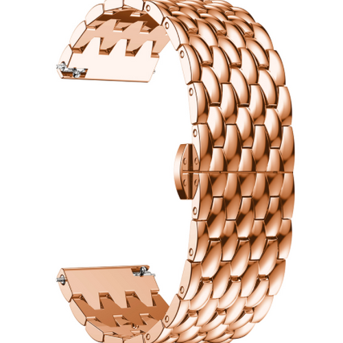 Correa acero Dragon Honor Magic Watch 2 (rosa dorado)