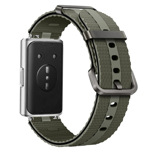 Huawei Band 11 Pro Silicone Active Strap (Army Green)