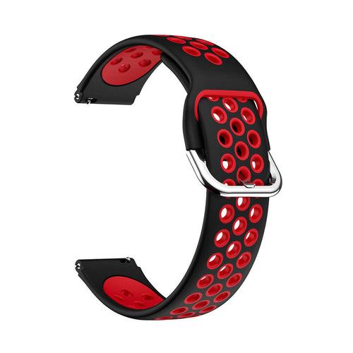 Correa deportiva ID205L (negro/rojo)