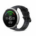 Polar Ignite Silicone/Leather Strap (Black)