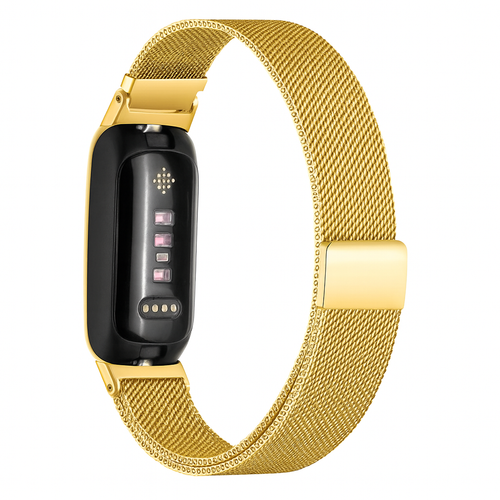Correa milanesa Fitbit Inspire 3 (dorado)