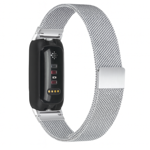 Correa milanesa Fitbit Inspire 3 (plata)