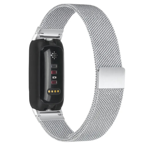 Correa milanesa Fitbit Inspire 3 (plata)