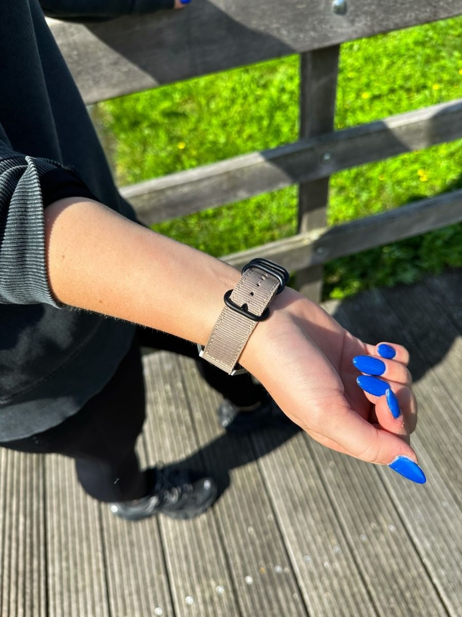 Correa nylon con hebilla Xiaomi Watch 2 Pro (caqui)