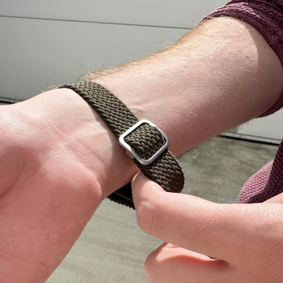 Suunto Run Adjustable Braided Strap (Green)