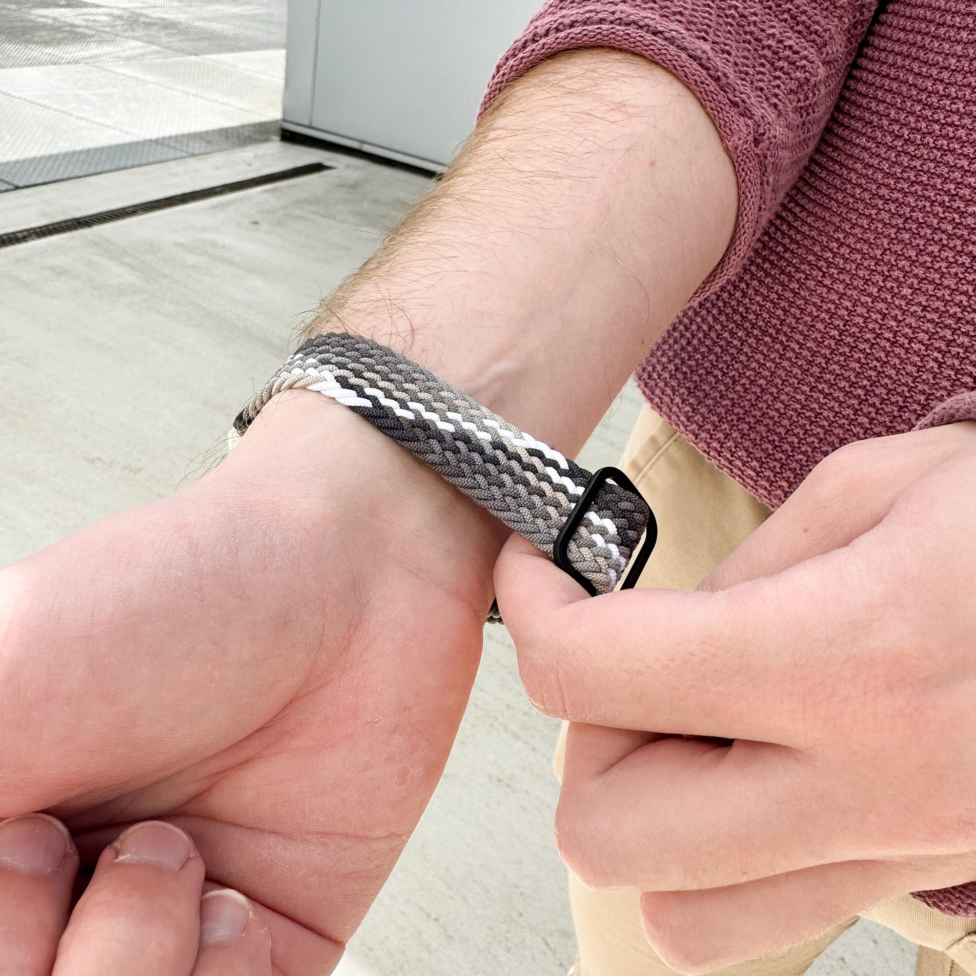 Oppo Watch X Adjustable Braided Strap (Slate)