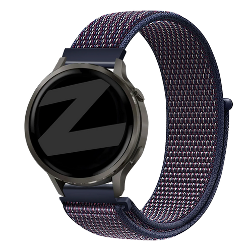 Bandz Garmin D2 Air X15 Nylon Loop Strap (Indigo Blue)