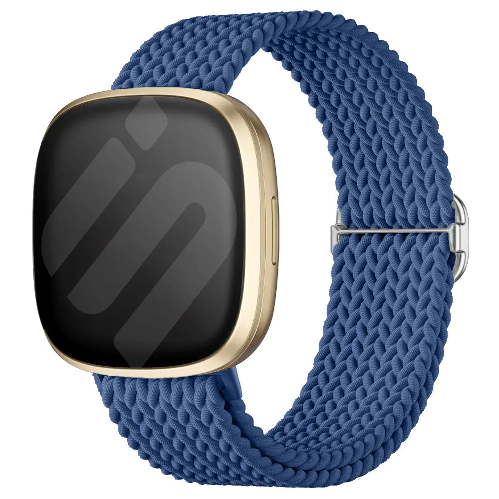 Fitbit Versa 3 Adjustable Woven Strap (Blue)