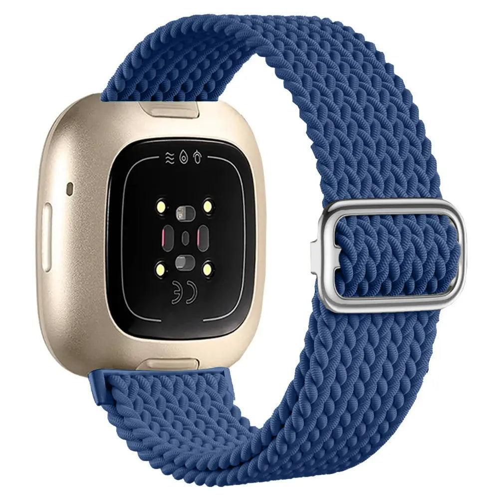 Fitbit Versa 3 Adjustable Woven Strap (Blue)