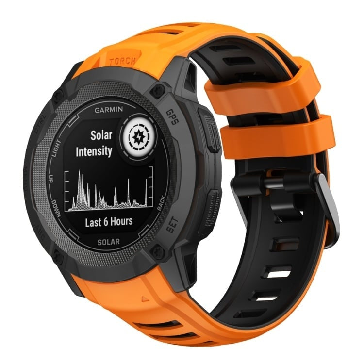 Correa deportiva Garmin Instinct 2x (naranja/negro) - Main Image