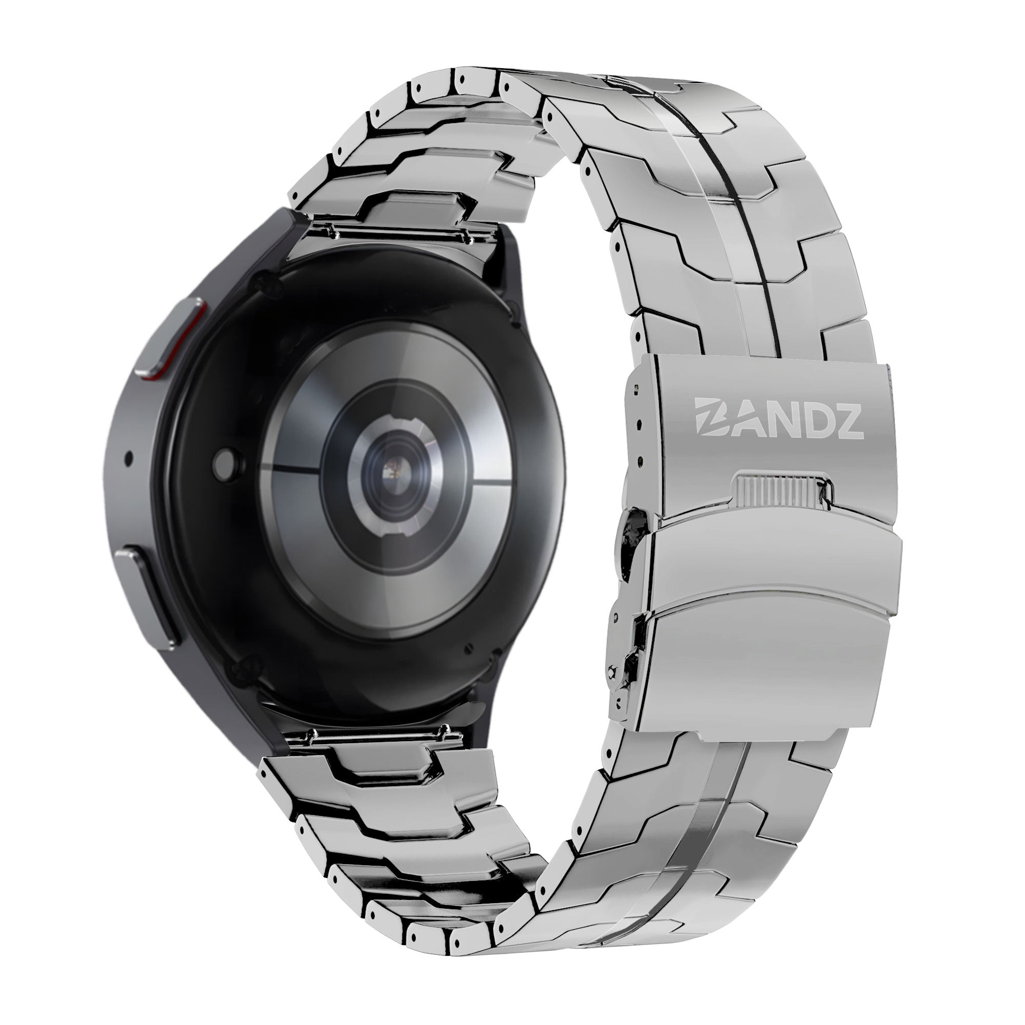 Bandz Samsung Galaxy Watch 4 40mm Steel Strap 'Iron' (Silver)