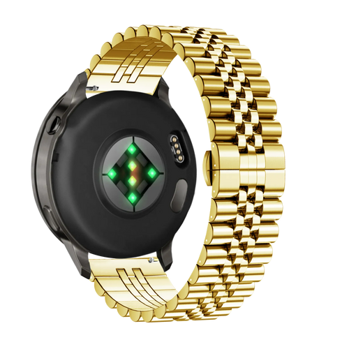 Bandz Correa acero 'Jubilee' Garmin Forerunner 265s (dorado)