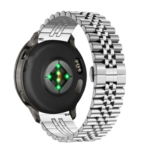 Bandz Correa acero 'Jubilee' Garmin Forerunner 265s (plateado)