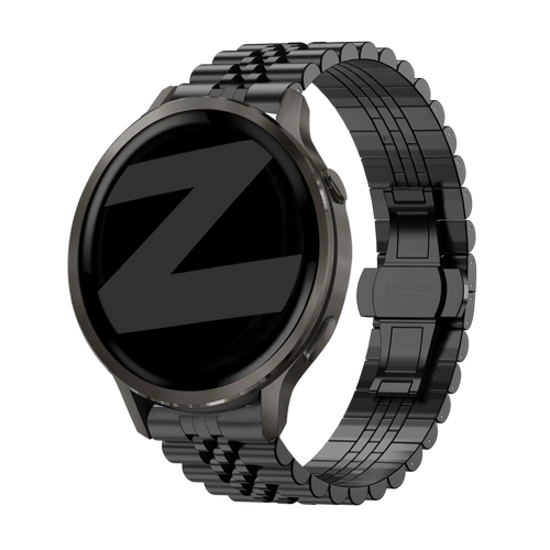 Bandz Garmin Venu 4 - 41mm Steel Strap 'Jubilee' (Black)