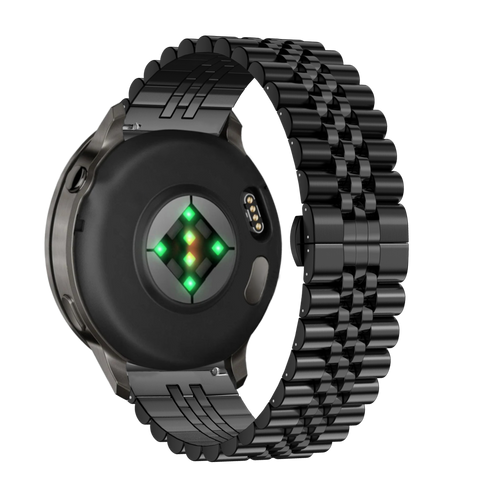 Bandz Garmin Venu 4 - 41mm Steel Strap 'Jubilee' (Black)