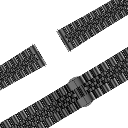 Bandz Garmin Venu 4 - 41mm Steel Strap 'Jubilee' (Black)