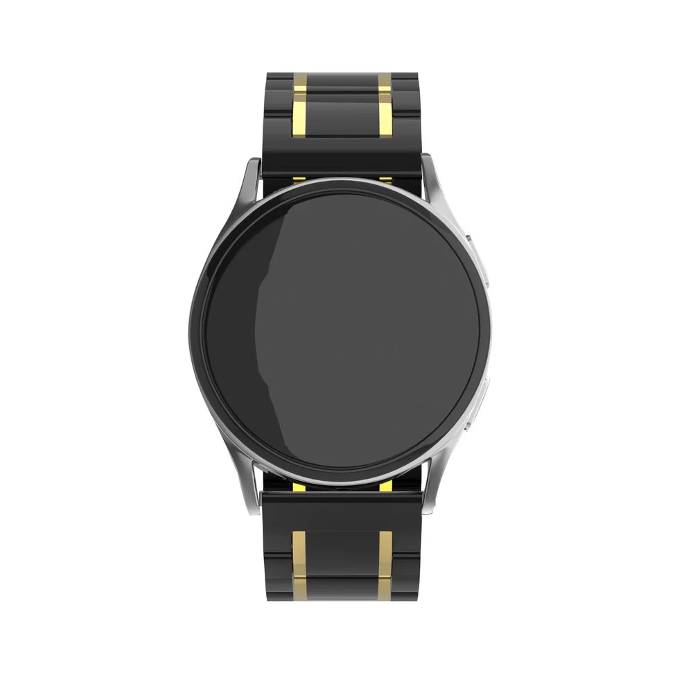 Correa ceramica con establones OnePlus Watch 3 - 43mm (negro/dorado)