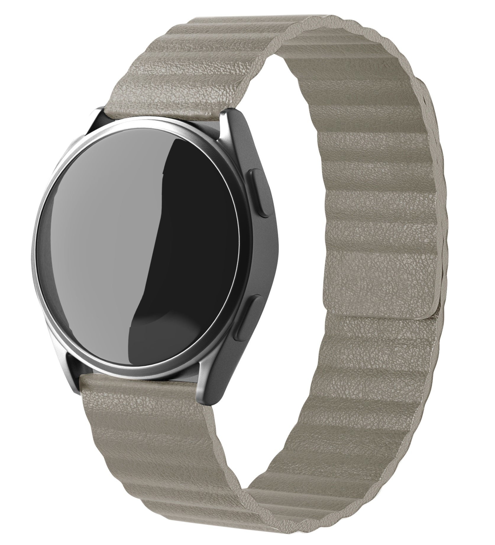 Withings Steel HR - 40mm Leather Loop Strap (Khaki)