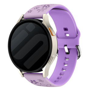 Coros Apex 42mm Flower Silicone Strap (Lavender/Purple)