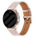 Polar Ignite 2 'One Push' Leather Strap (Light Pink)