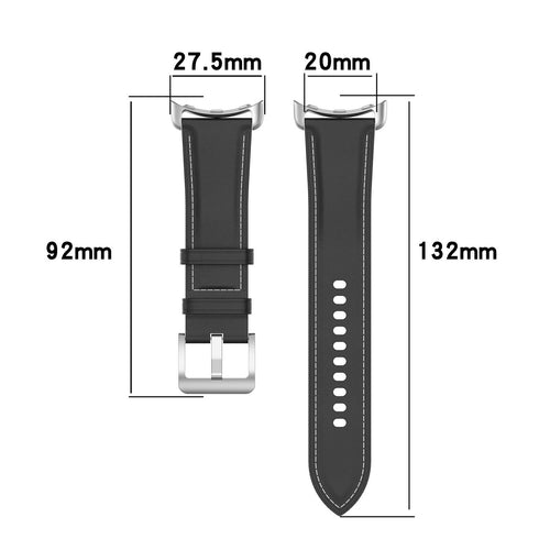Correa cuero Google Pixel Watch 4 - 41mm (negro)