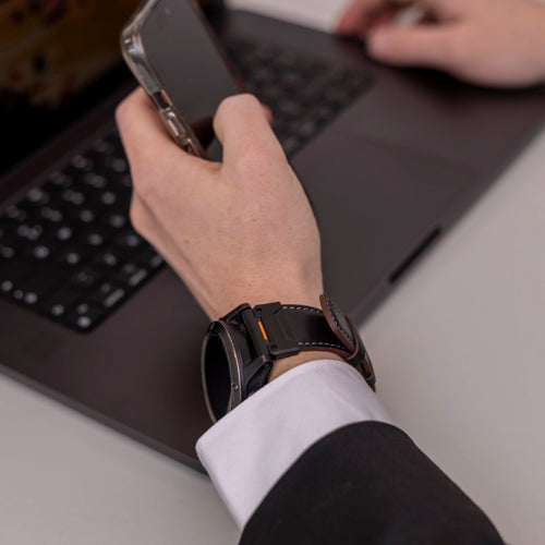 Garmin Epix Pro (Gen 2) 51mm Genuine Leather Strap (Black)