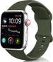 Correa Apple Watch Ultra silicona (verde pino)