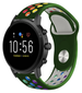 Correa deportiva Fossil Gen 5 (verde ejárcito/arcoíris)