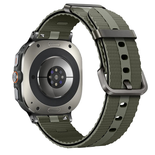 Samsung Galaxy Watch Ultra Silicone Active Strap (Army Green)