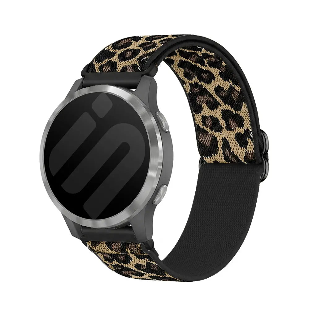 Correa elástica Huawei Watch 5 - 42mm (Leopardo)