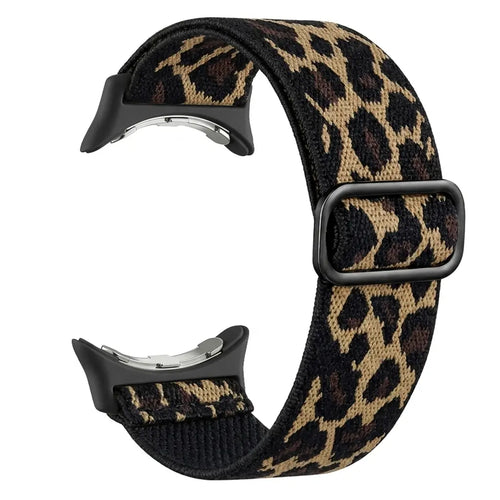 Google Pixel Watch 4 - 41mm Elastic Strap (Leopard)