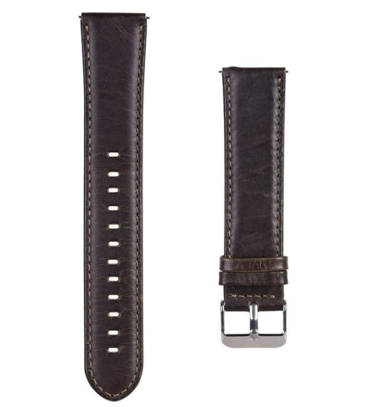 Correa cuero Amazfit GTR Mini (marrón oscuro)