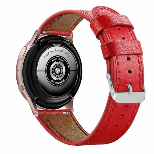 Correa cuero moderna Amazfit Bip U (Pro) (rojo)