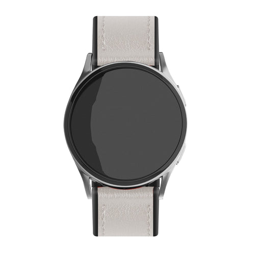 Suunto 9 Peak Leather Hybrid Strap (White)