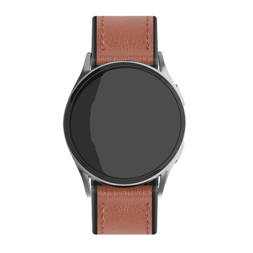 Correa cuero híbrida Amazfit Bip 3 (Pro) (marrón claro)