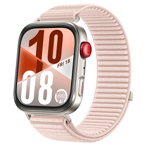 Huawei Watch Fit 5 Wave Nylon Strap (Light Pink)