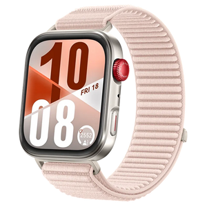 Huawei Watch Fit 5 Wave Nylon Strap (Light Pink)
