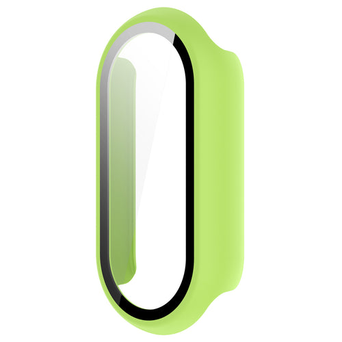 Funda resistente con vidrio Xiaomi Smart Band 10 (verde claro)