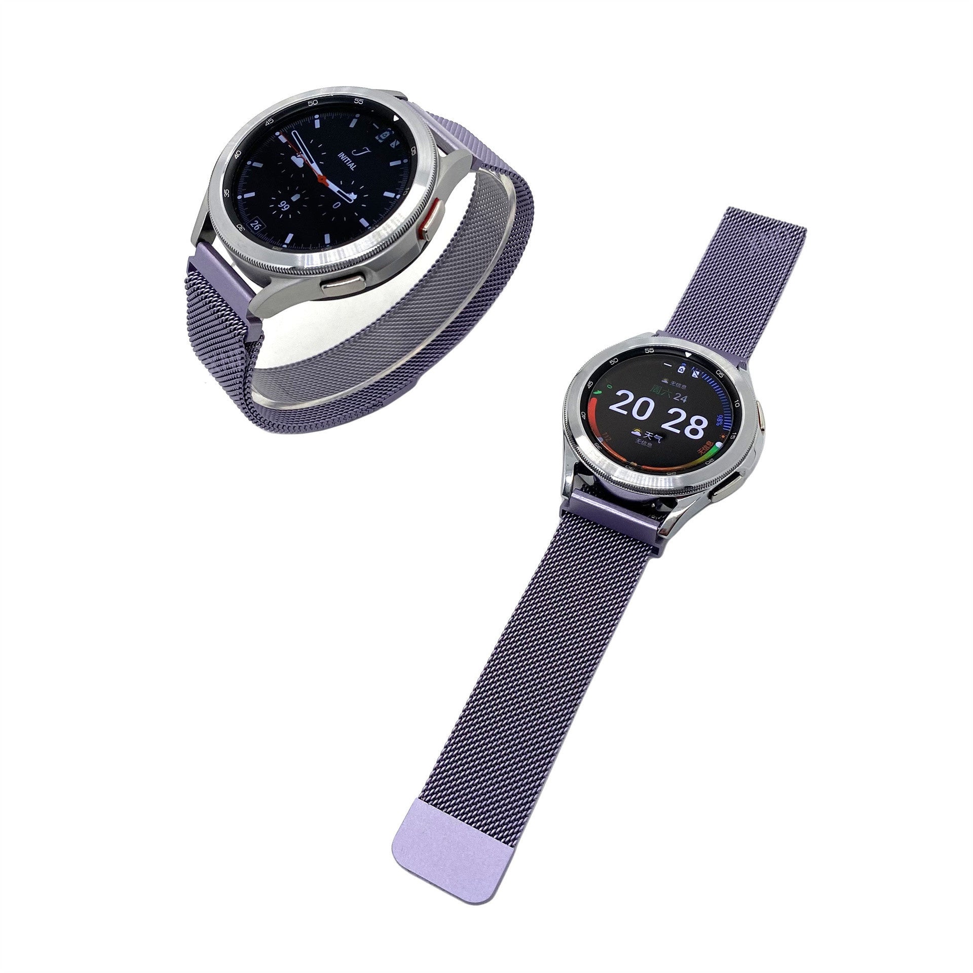 Correa milanesa Amazfit GTS 4 (morado claro)