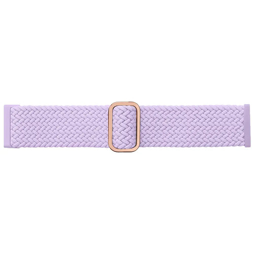 Fitbit Versa 4 Adjustable Woven Strap (Light Purple)