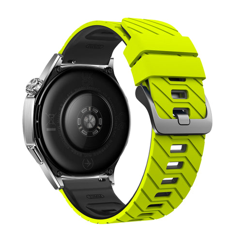 Correa twill deportiva ICE Smart TKS Rectangular 1.41 (amarillo intenso/negro)