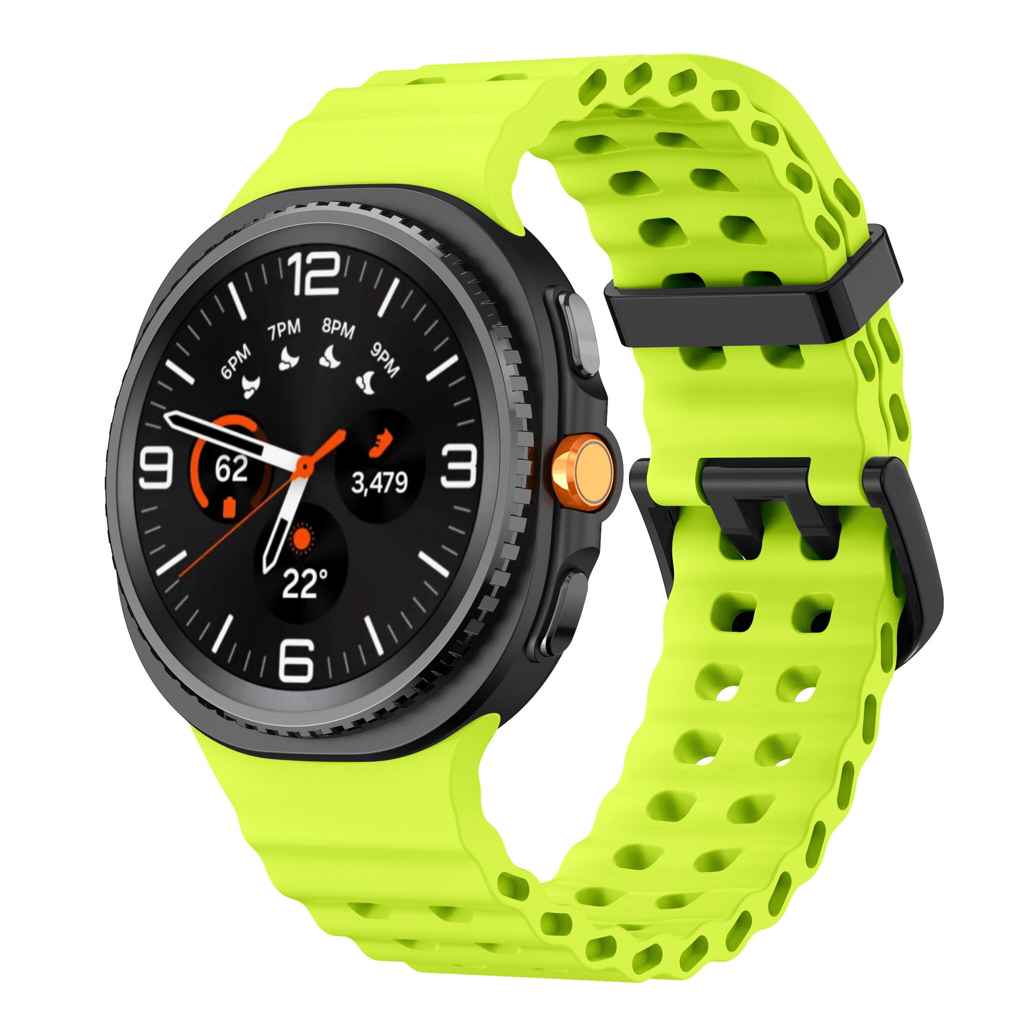 Samsung Galaxy Watch 8 - 40mm Ocean Strap (Lime)