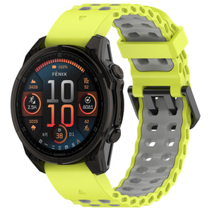 Garmin Instinct 2 Wave Sport Strap (Lime/Dark Grey)