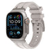 Correa silicona Premium Liquid Apple Watch (blanco estrella/titanio)