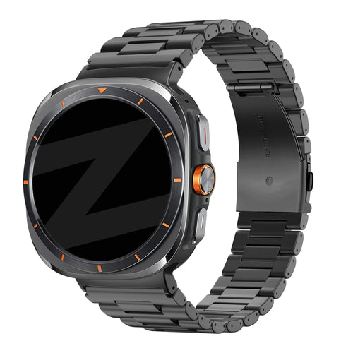 Bandz Correa de eslabones acero 'Deluxe' Samsung Galaxy Watch Ultra (negro)