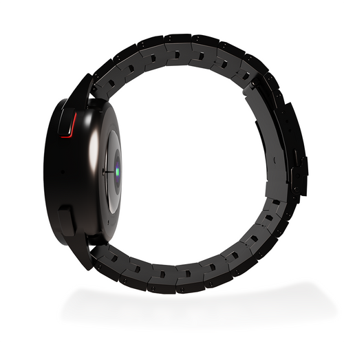 Correa titanio granulado Amazfit Balance 2 (negro)
