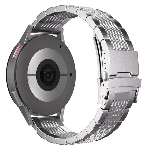 Correa eslabones acero de lujo Amazfit Active 2 (plata)