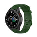 Correa silicona lujo Samsung Galaxy Watch 4 Classic 46mm (verde militar)