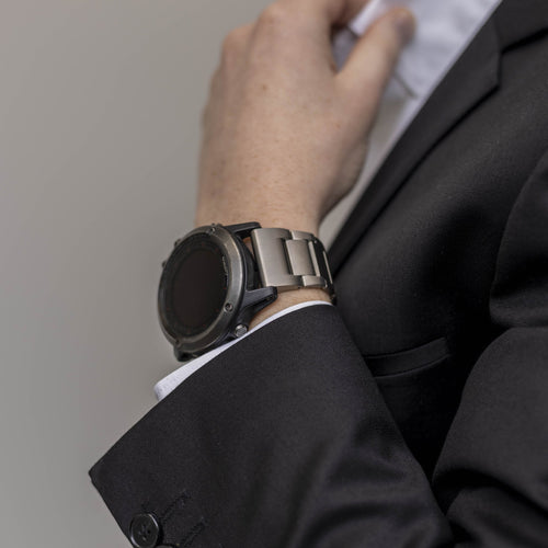 Garmin Descent MK2(i) Magnetic Titanium Strap (Silver)